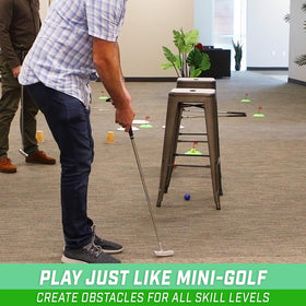 GoSports Pure Putt Challenge dry-erase scorecard for quick scoring.