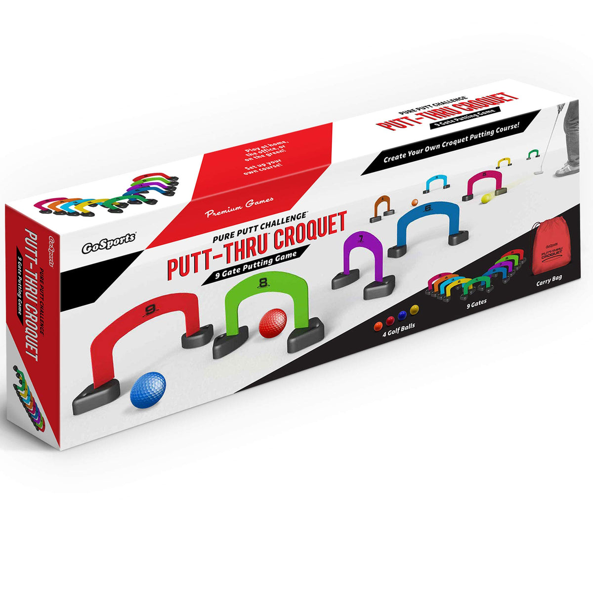 GoSports Putt-Thru Croquet invites family fun nights anywhere.