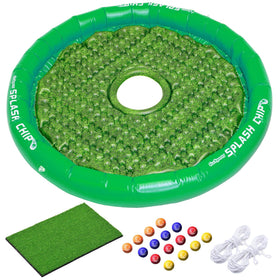 GoSports Splash Chip foam balls for safe pool chipping practice.