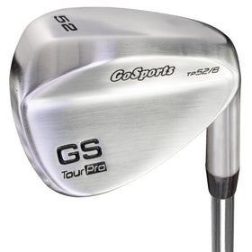 GoSports Tour Pro Wedge 52° face milled for spin control on fairways and greens.