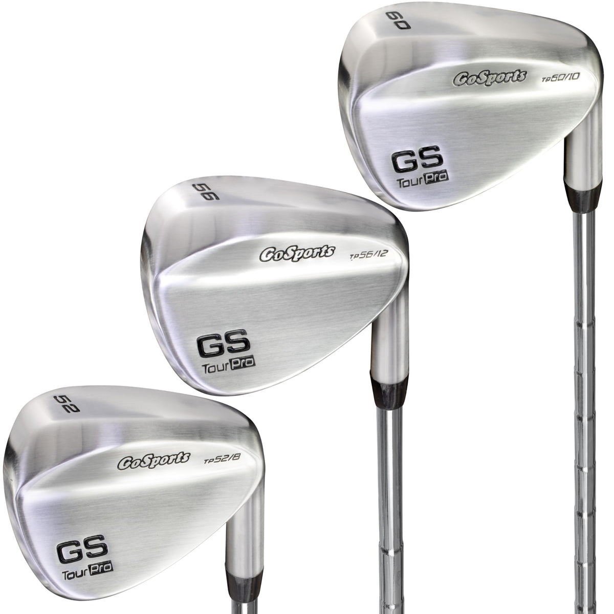 GoSports Tour Pro 52° Gap Wedge satin finish for precise approach shots