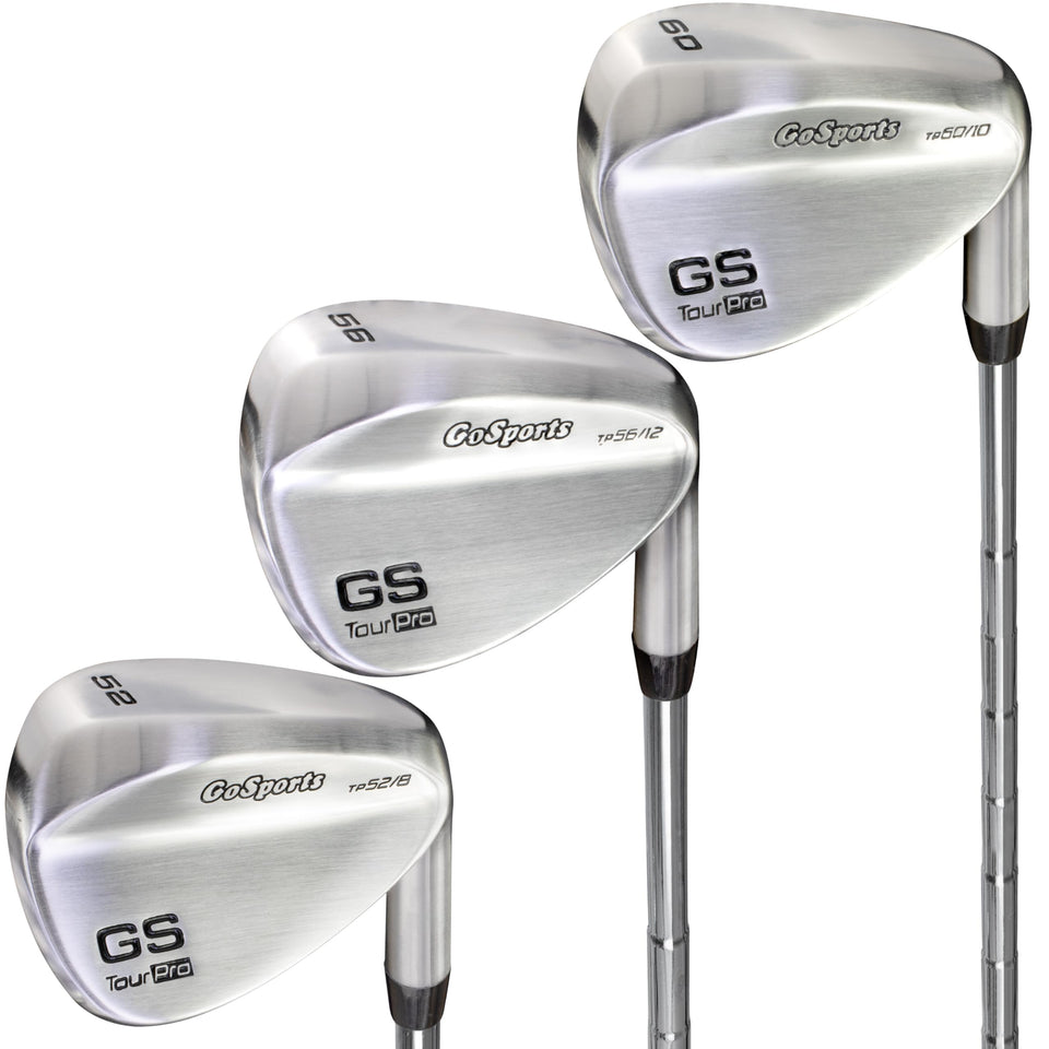 GoSports Tour Pro 52° Gap Wedge satin finish for precise approach shots