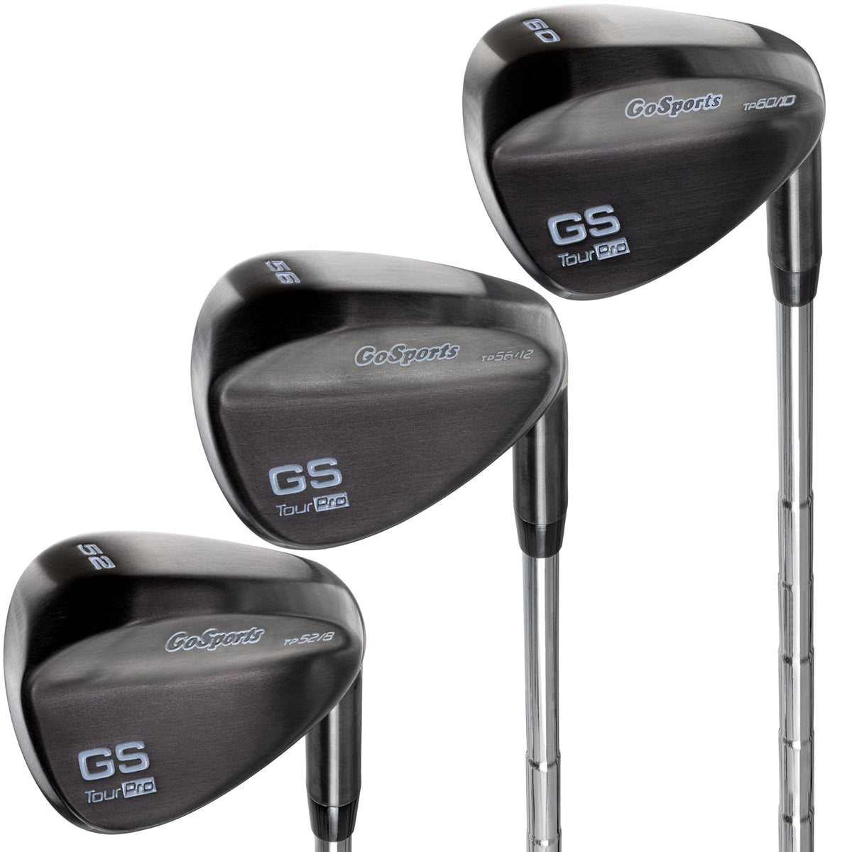 GoSports Tour Pro 52° wedge close-up milled grooves for spin control