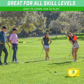GoSports Yard Links in action on beach, park, or backyard.