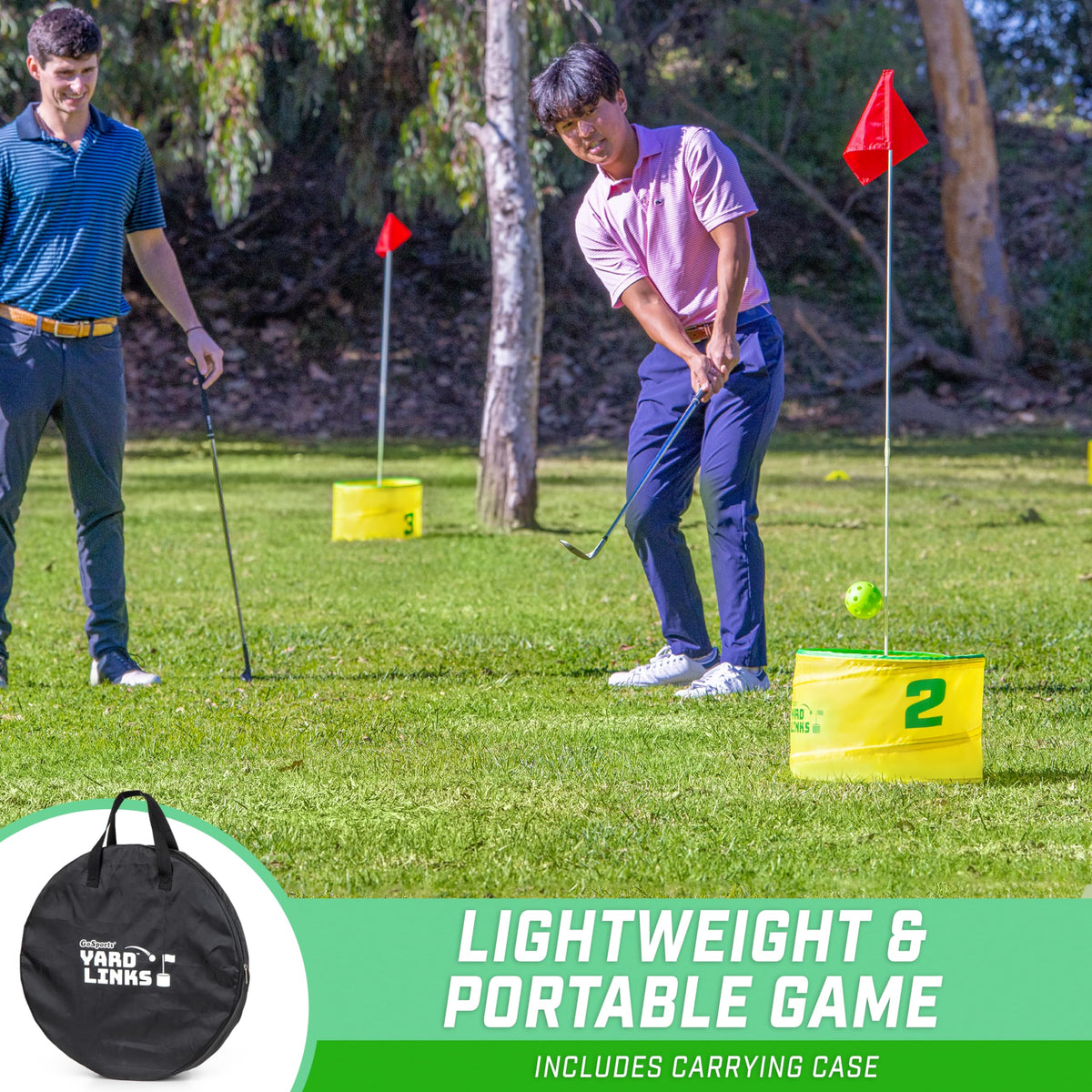 GoSports Yard Links carrying case for travel and storage.