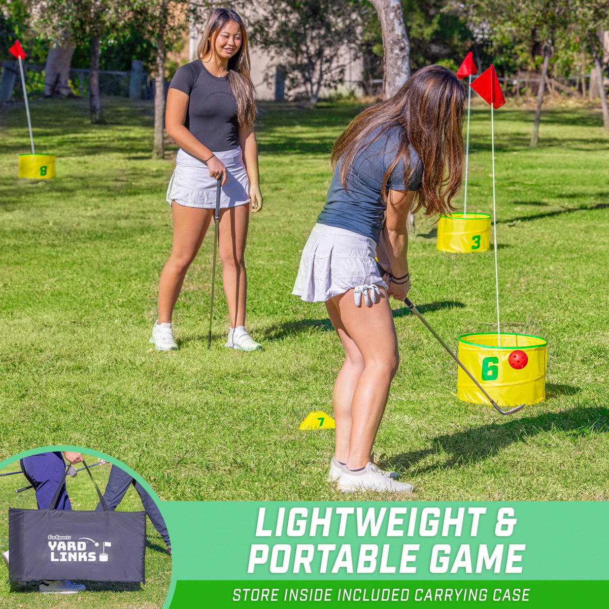 GoSports Yard Links carry case makes games portable.