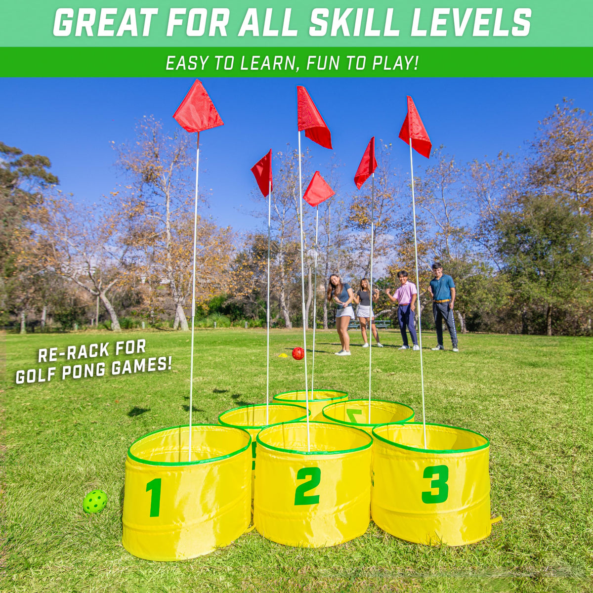 GoSports Yard Links game-setup—compact, portable setup for parks, beaches, or yards.