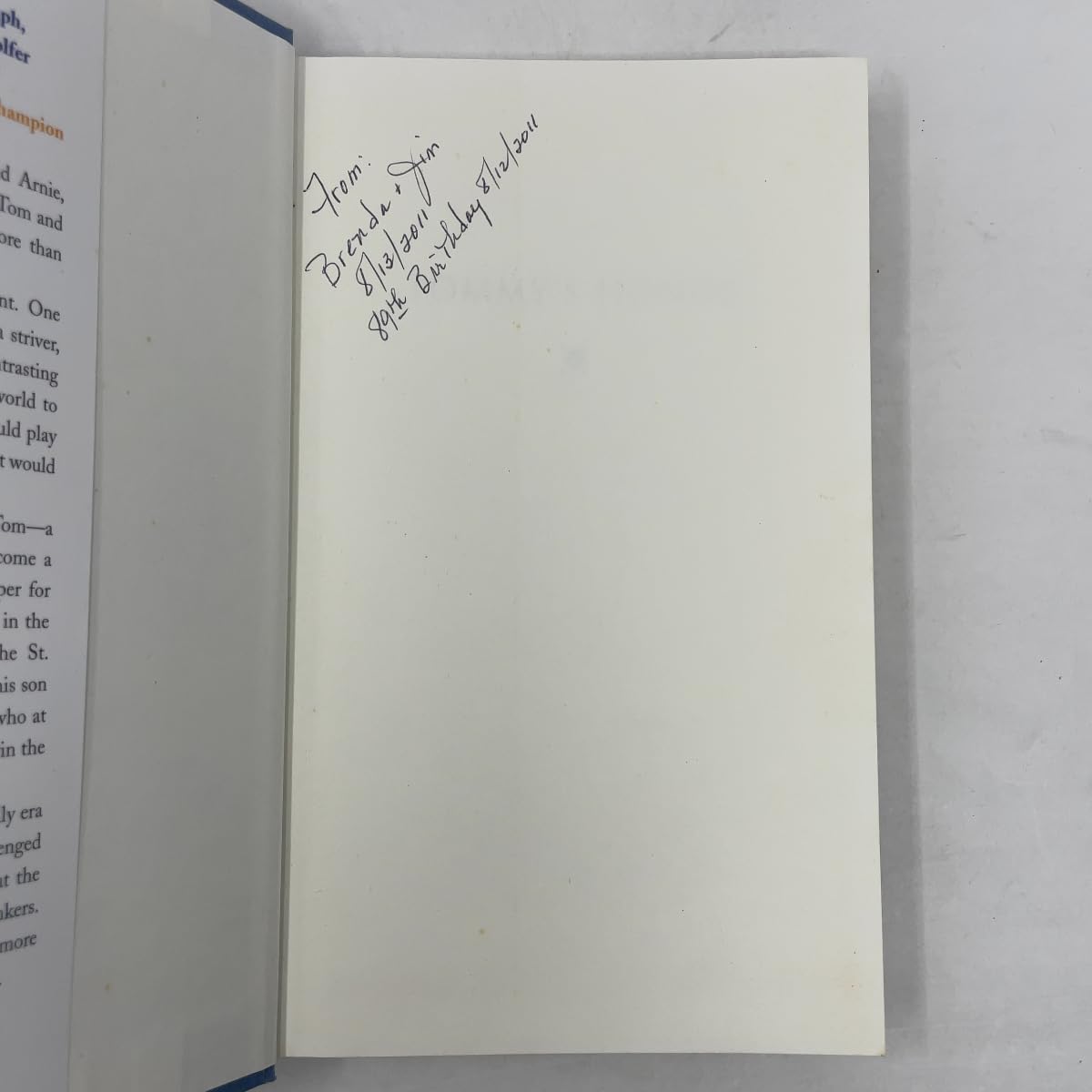 Gotham Books Tommy's Honor inside-pages reveal compelling biographies and vivid historical detail.