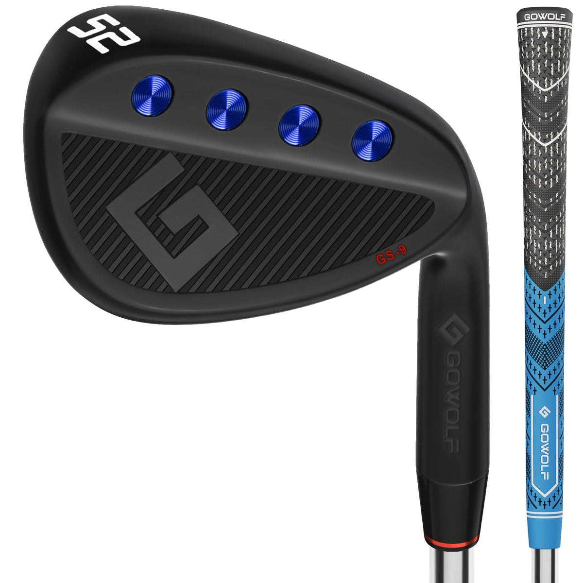 Gowolf 52-degree right-hand wedge for precise approach shots and versatile distance control.