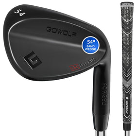 Gowolf 54 degree wedge right hand face: CNC milled precision for cleaner contact and spin