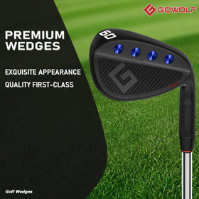 Gowolf 60-degree wedge full-face grooves enhance spin and consistency
