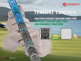 Gowolf low-taper design reduces hand tension for smoother swings.