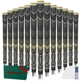 Gowolf Cord Rubber Hybrid grip with a secure, stable feel in various conditions.