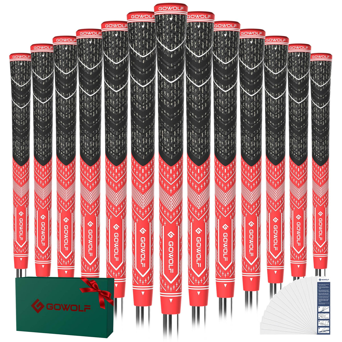 Gowolf cord-rubber hybrid grip for durable anti-slip performance.