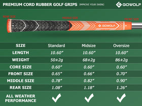 Free installation tapes included with Gowolf grip set
