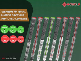 Close-up of Gowolf rib technology for enhanced club control.