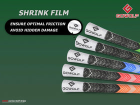 Gowolf standard-weight grip with 0.600-inch core and 10.60-inch length