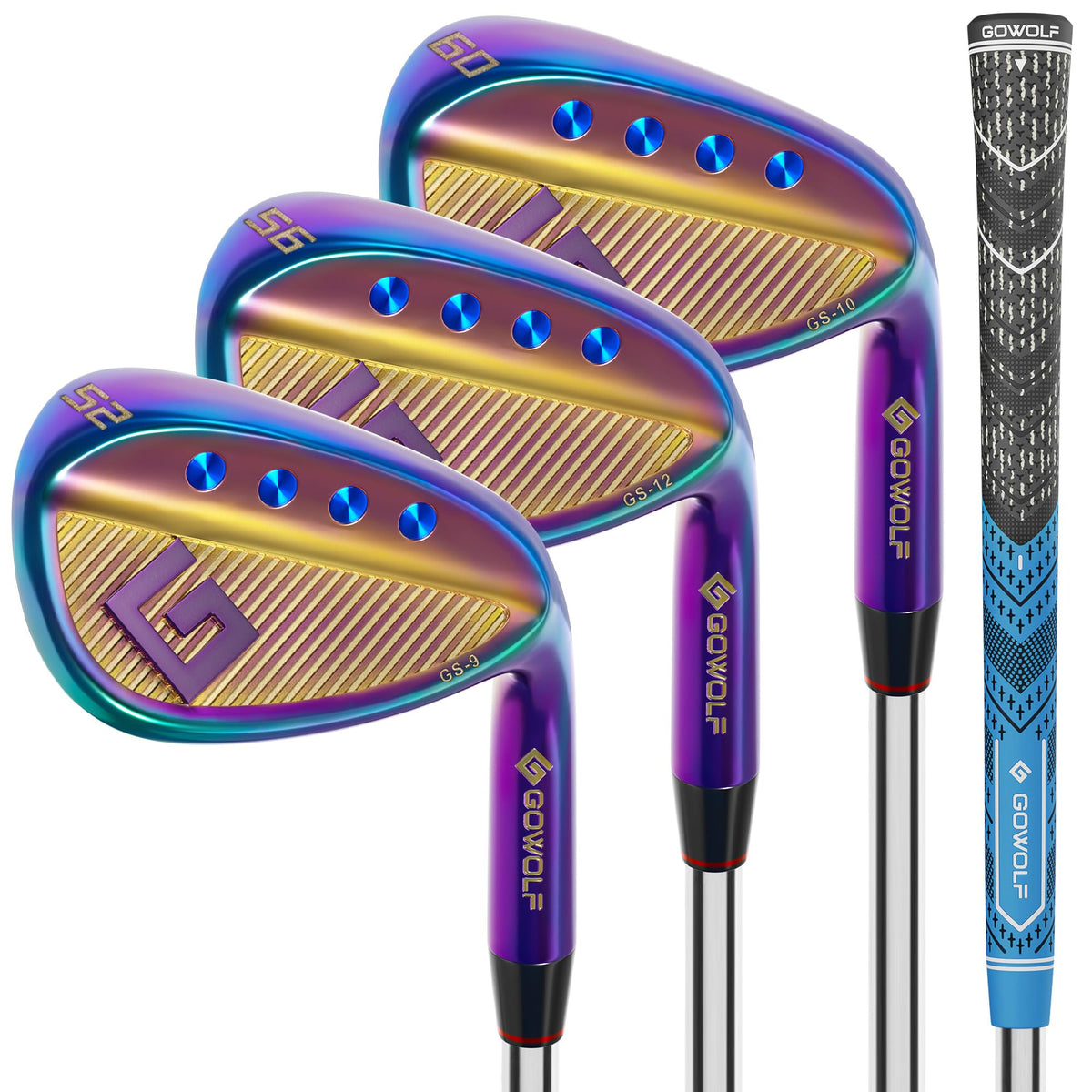 Gowolf 52-degree wedge close-up for precise distance control.