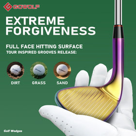 Gowolf 60-degree wedge close-up for high-loft versatility.