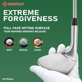 Gowolf wedge chrome finish and sleek profile for premium look