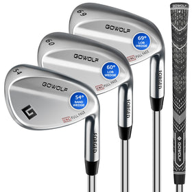 Gowolf wedges with cnc milled face deliver consistent spin control on every shot