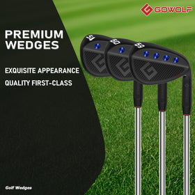 Gowolf forged wedge close-up highlights premium feel for precise control.