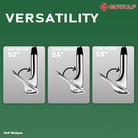 Gowolf wedges multi-loft sets for versatile short-game options