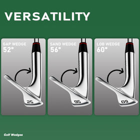 Gowolf sand and gap wedge design supports steady bunker escapes.