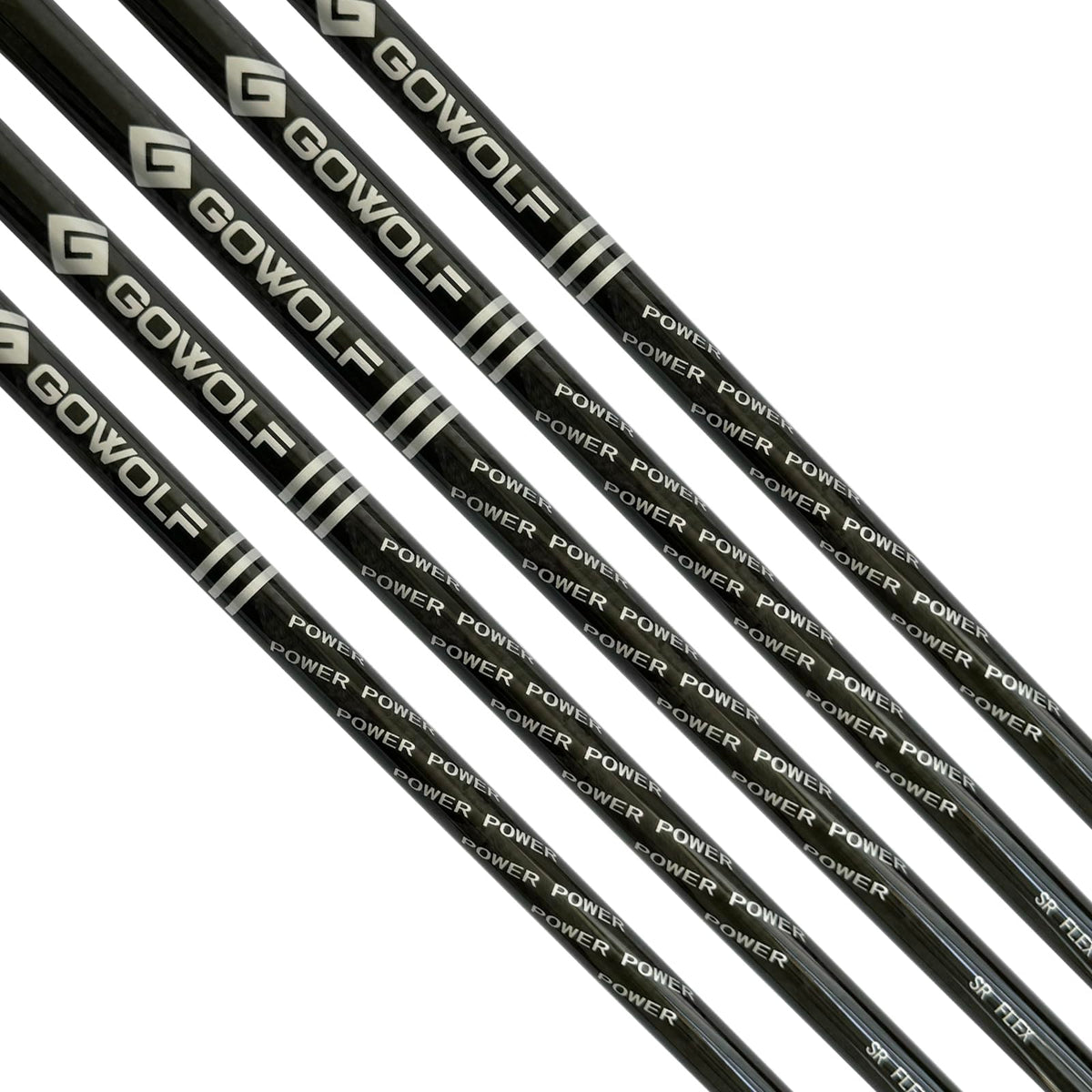 Gowolf driver graphite shaft enhances control and lighter feel.