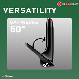 Gowolf loft options 50–60 degrees for versatile on-course play.