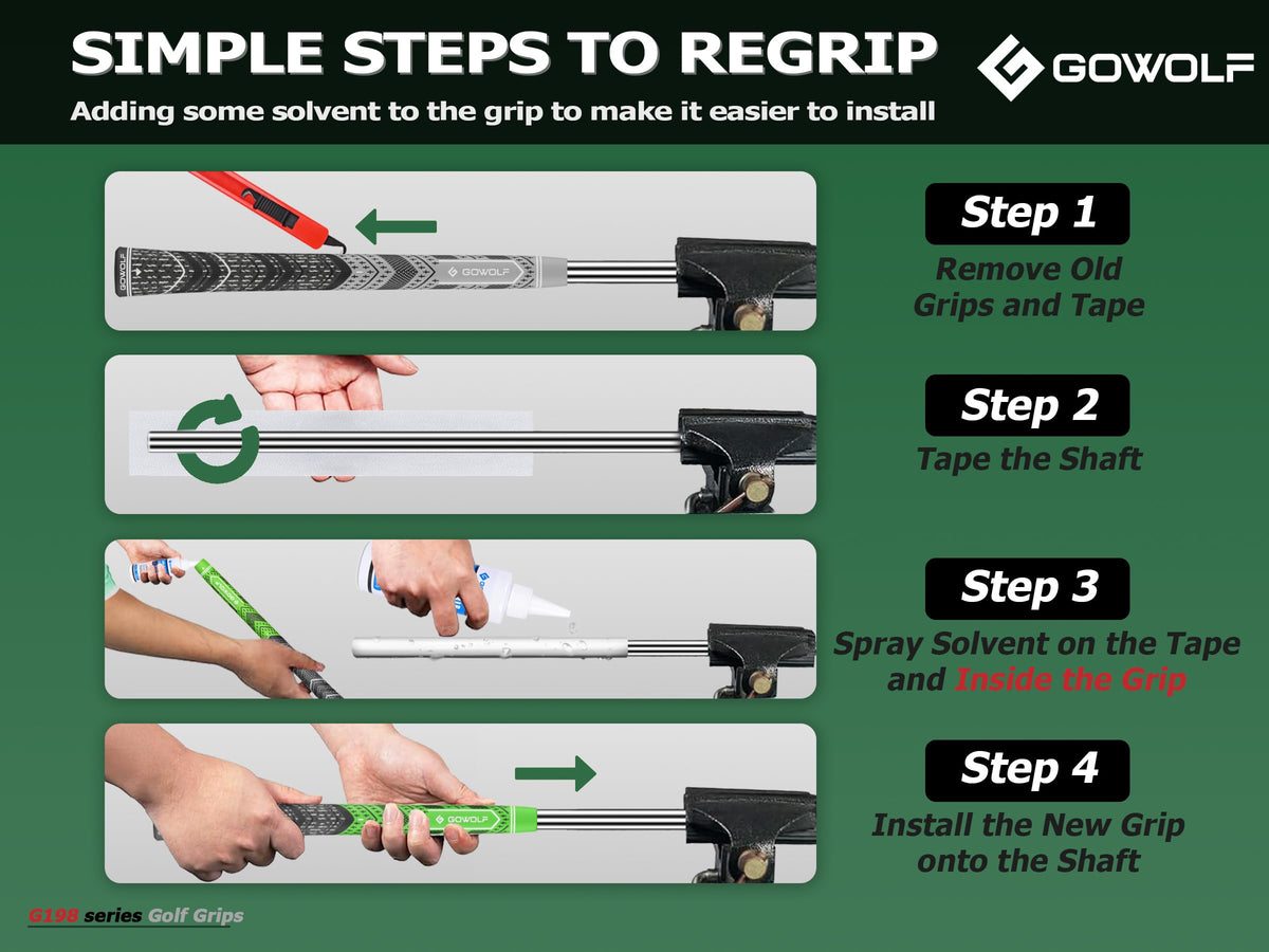 Gowolf ergonomic grip shape supports natural hand placement.