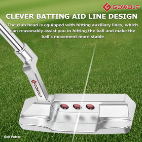 Gowolf gooseneck design aids steady setup and smooth stroke.