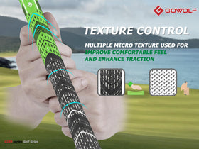 Gowolf soft micro-texture on the grip for comfortable hand feel