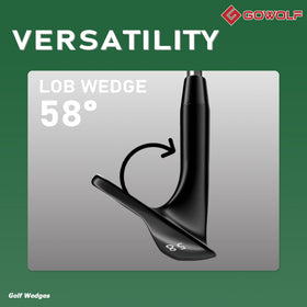 Gowolf moisture-wicking grip helps maintain control in changing weather.
