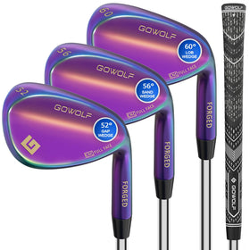 Gowolf wedges with full-face milled design delivers consistent spin on every shot