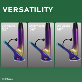 Gowolf wedges multi-loft set for versatile short-game options