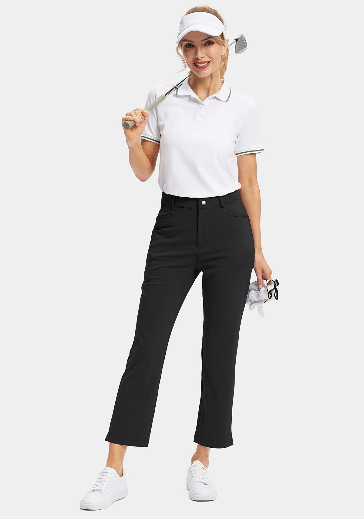 Gradual women's golf pants offer versatile wear for golf, travel, and office-casual looks.