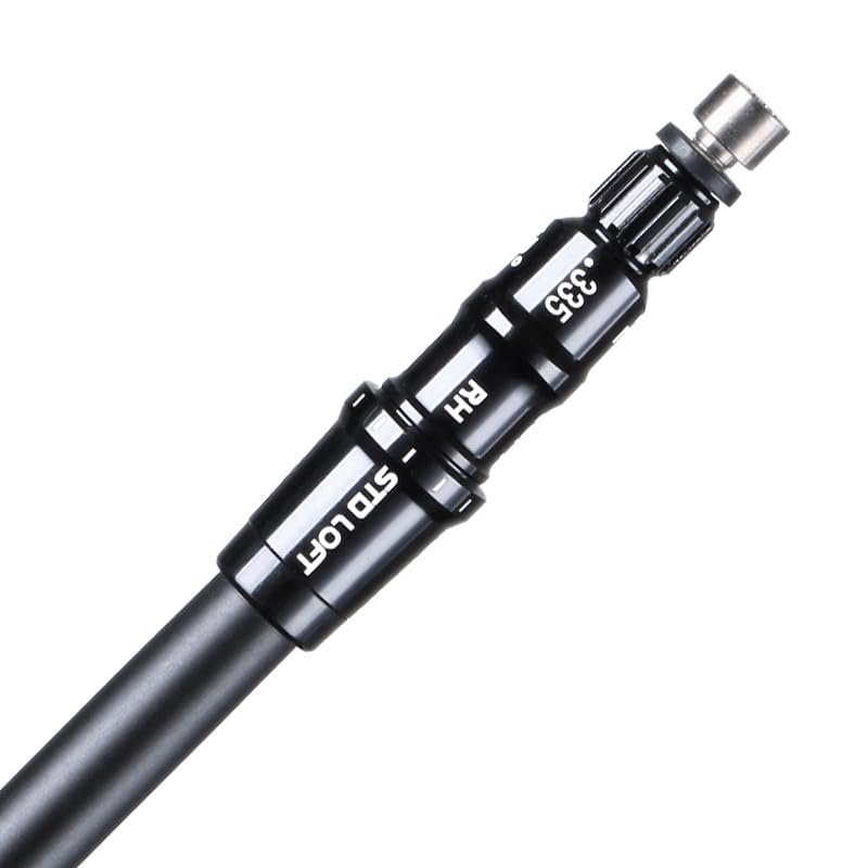 Grafalloy Raven shaft with a black matte finish for a clean, precise visual on Taylormade drivers.