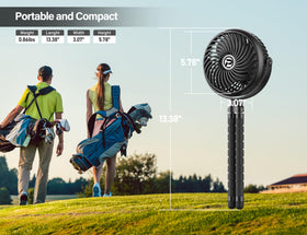 GRANDFAST compact design fits backpacks and golf carts for easy portability.