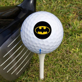 Graphics & More Batman official licensed golf ball with shield logo for collectors.