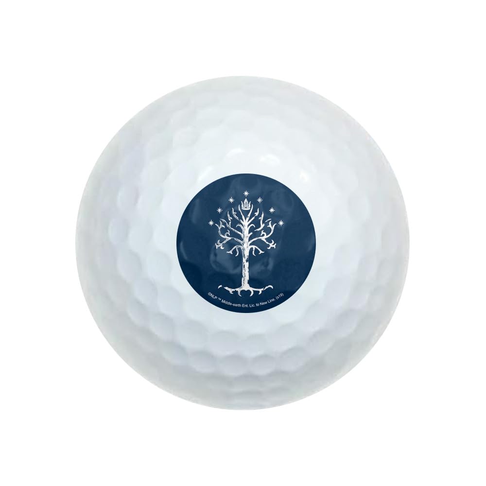 Graphics & More LOTR Wilson golf ball close-up reveals durable core for consistent play