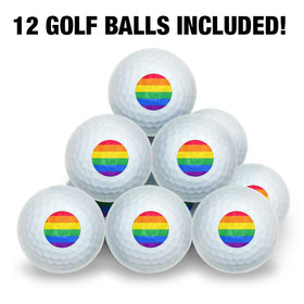 GRAPHICS AND MORE Rainbow Pride Wilson golf ball adds personality while delivering durable performance.