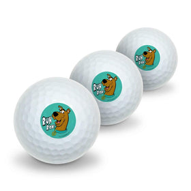 GRAPHICS & MORE Scooby-Doo Ruh-Roh golf ball design close-up for playful rounds.