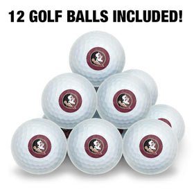 Regulation-size Wilson golf ball in flight with FSJ logo reference for consistent play.