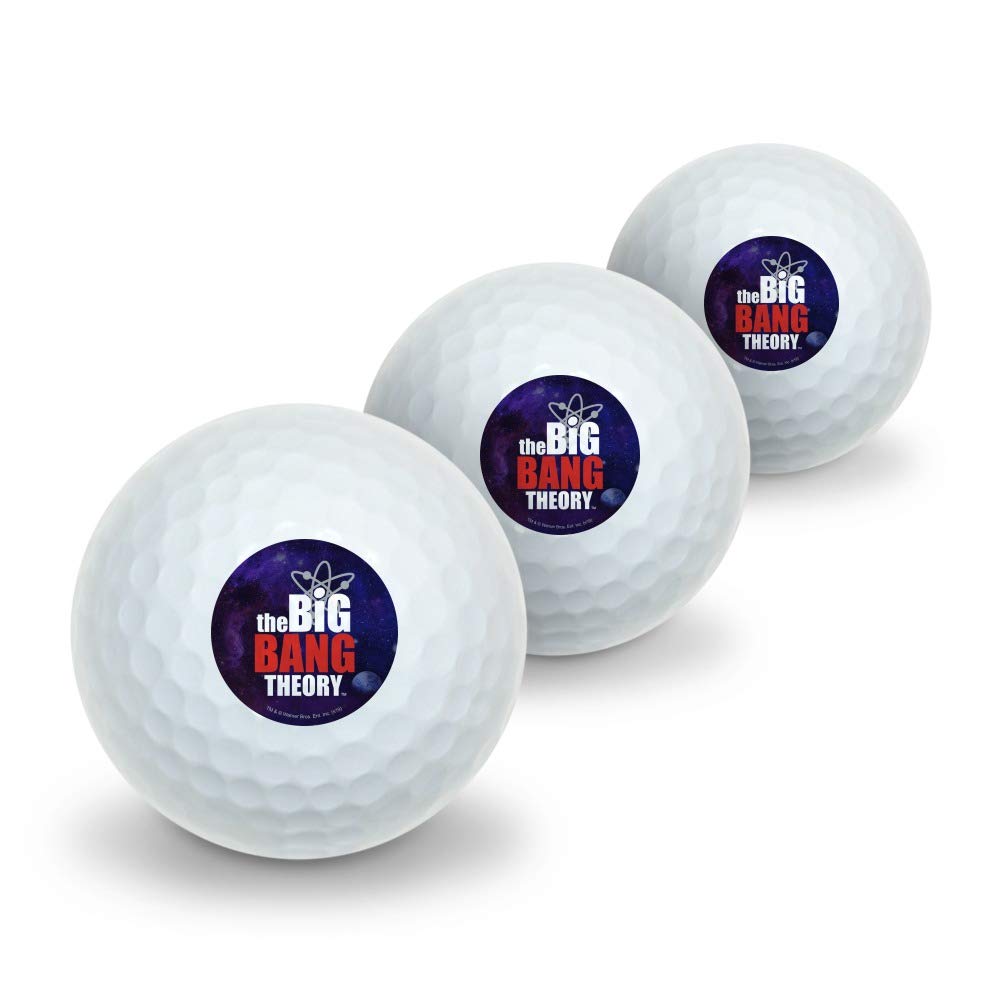 GRAPHICS & MORE The Big Bang Theory logo novelty golf ball with bold, playful design for fun rounds.