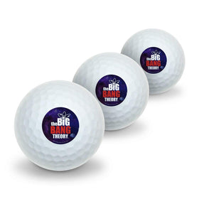 GRAPHICS & MORE The Big Bang Theory logo novelty golf ball with bold, playful design for fun rounds.