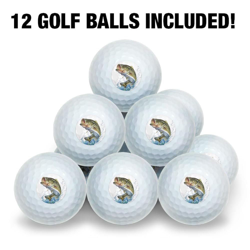 GRAPHICS & MORE durable core and cover support long-lasting golf ball performance.