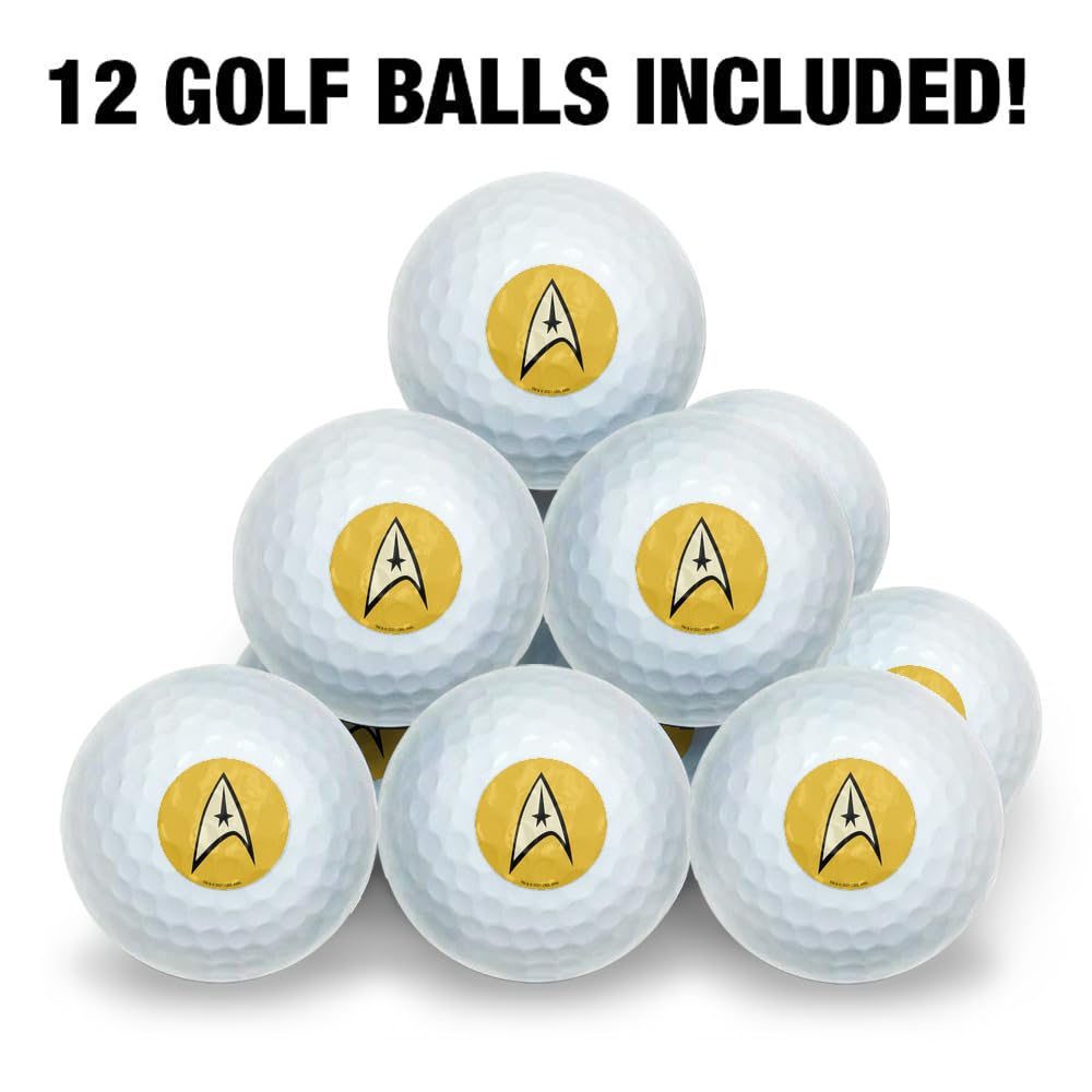 Officially licensed Star Trek ball side view highlights premium design and playability.