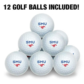 GRAPHICS & MORE SMU Wilson ball front view emphasizing durable construction for long-lasting play.