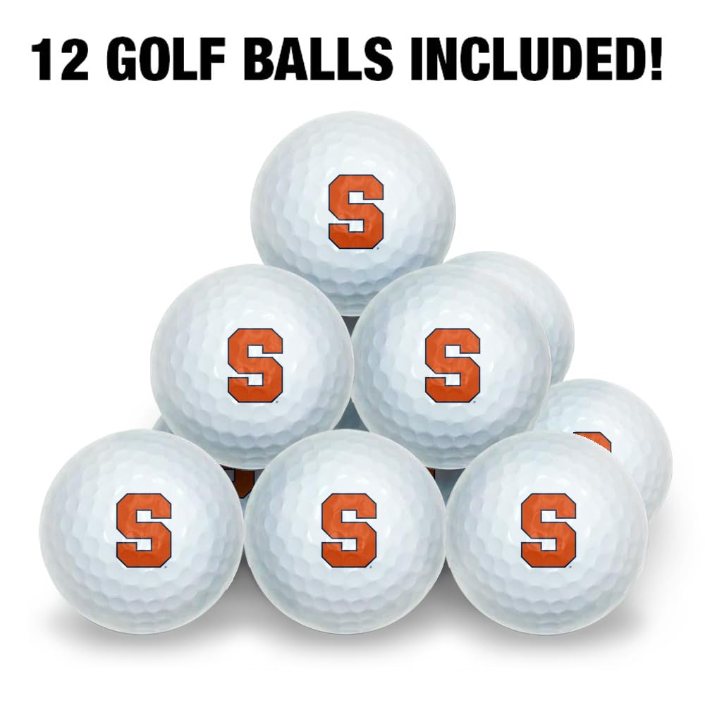 GRAPHICS & MORE Official Syracuse branding on Wilson golf ball for game-day feel